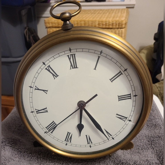 Pottery Barn Accents Nib Pottery Barn Pocket Watch Clock With Easel